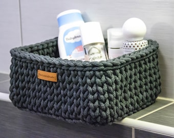 Crochet Basket Pattern | Crochet Storage Basket | Easy Crochet Pattern