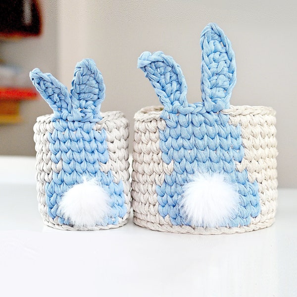 Crochet Easter Bunny Basket Pattern