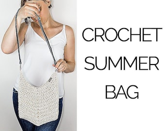 Crochet Bag Pattern | Crochet Summer Bag Pattern | Crochet Reusable Net Bag Pattern