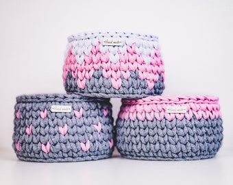 Crochet Nursery Baskets Pattern