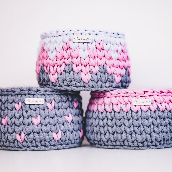 Crochet Nursery Baskets Pattern