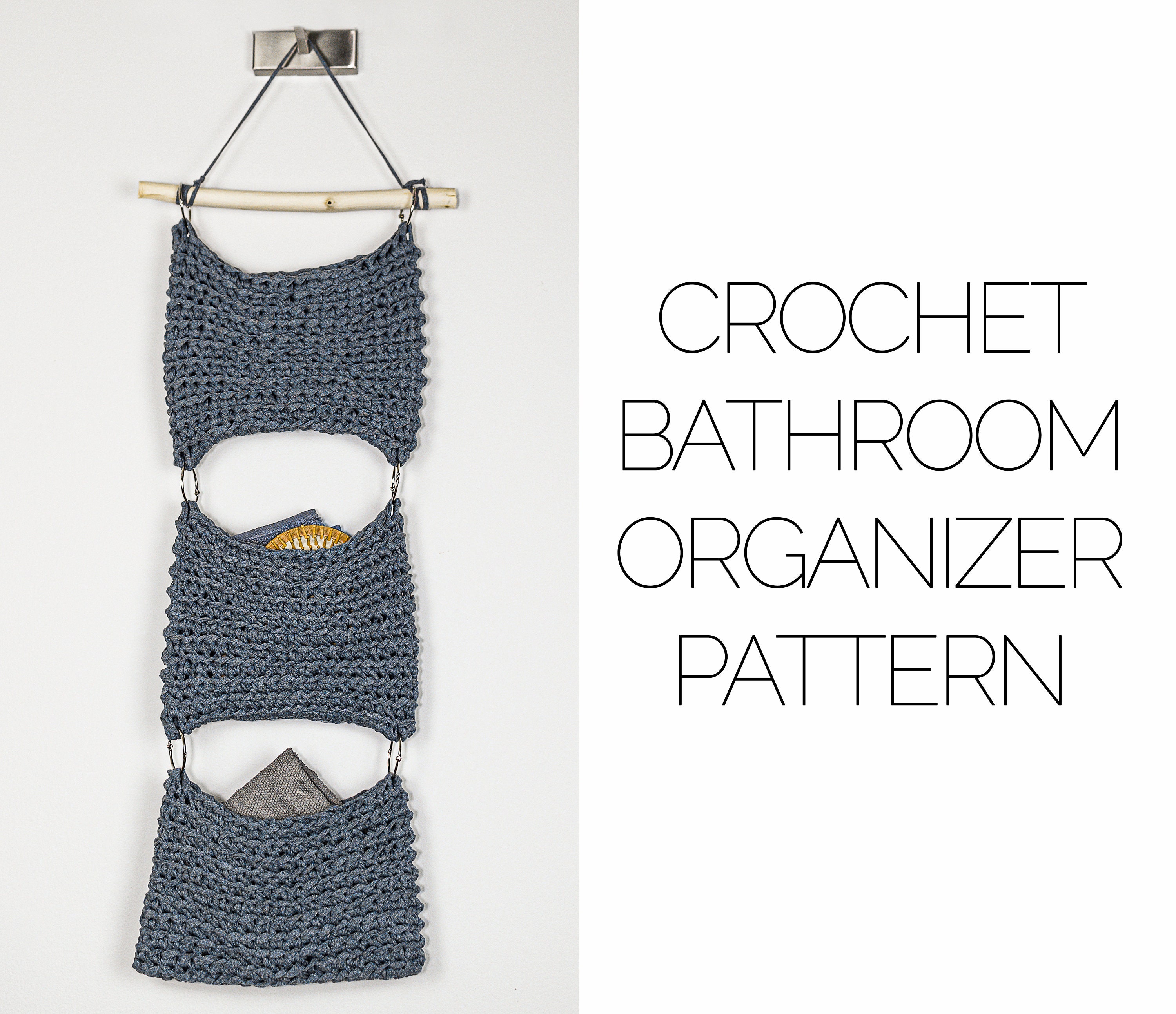 Knitting Organizer for Needle Crochet Hooks, Gift for Mum, Leather