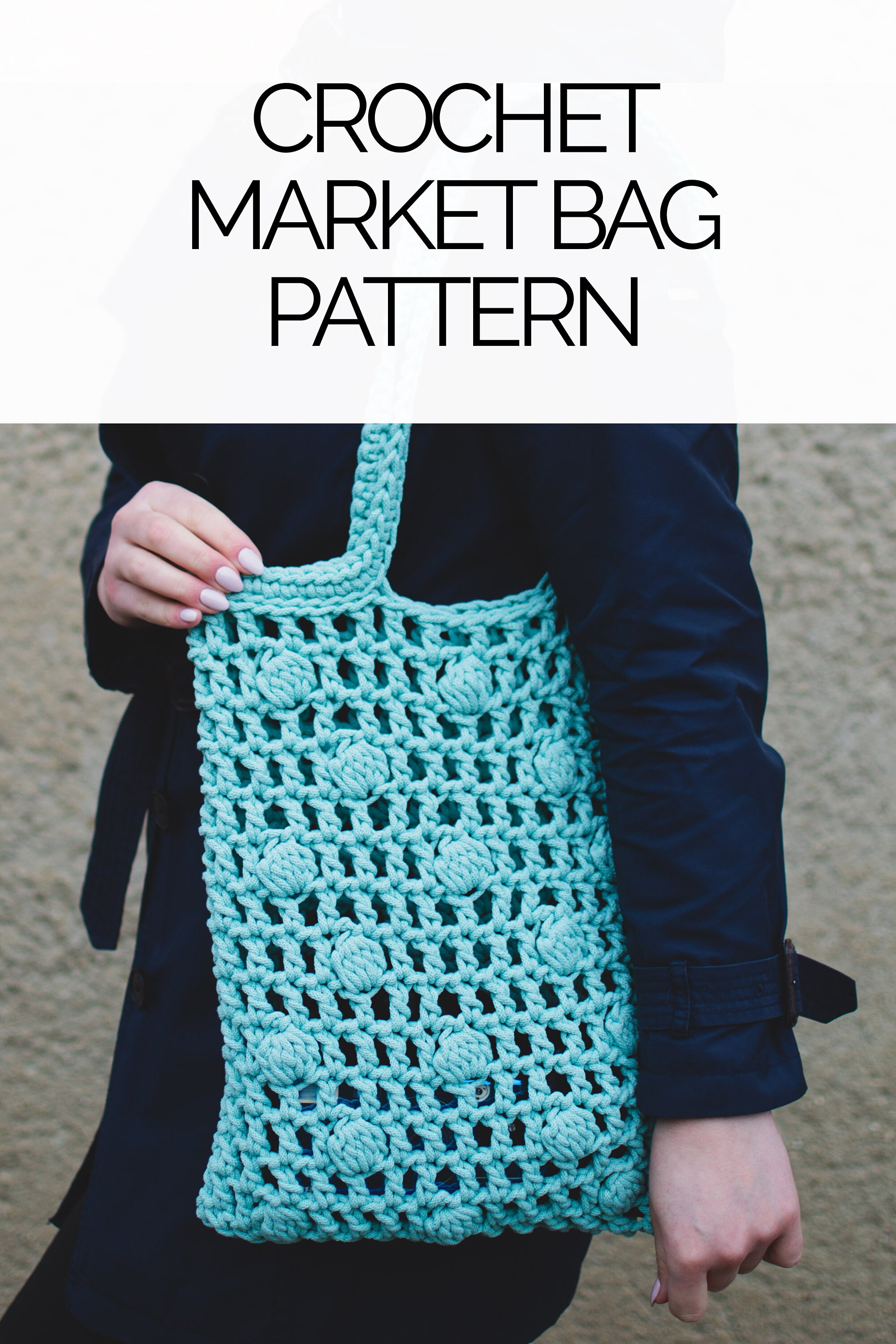 Crochet Market Bag Pattern Crochet Reusable Net Bag Pattern Crochet