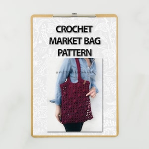 Crochet Market Bag Pattern | Crochet Reusable Net Bag Pattern | Crochet Mesh Bag Tutorial