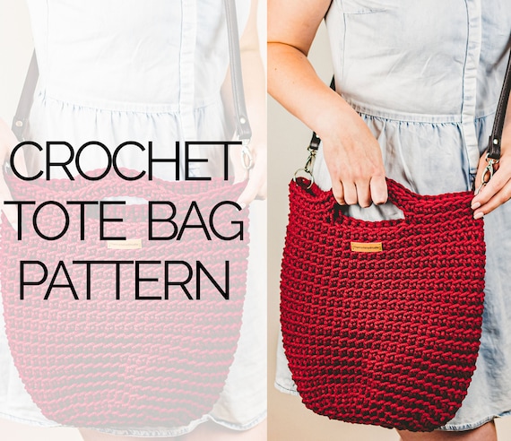 Crochet Tote Bag Pattern Crochet Handbag Pattern Crochet - Etsy