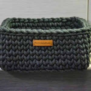Crochet Basket Pattern | Crochet Storage Basket | Easy Crochet Pattern