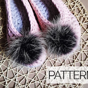 Crochet Women Slippers PATTERN | Home Ladies Shoes Pattern | Crochet Pattern | PDF