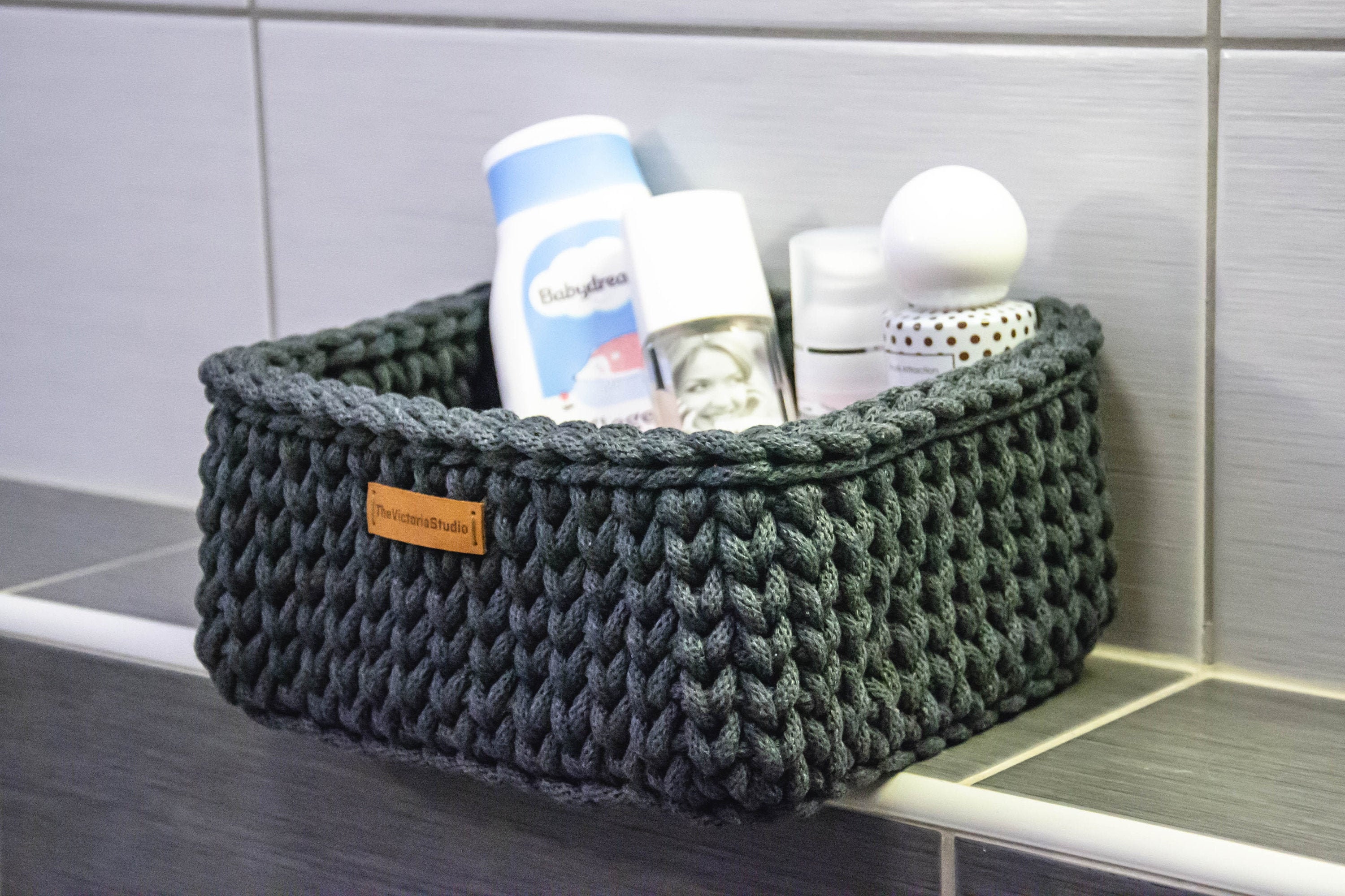 Crochet Basket Pattern Crochet Storage Basket Easy Crochet - Etsy UK