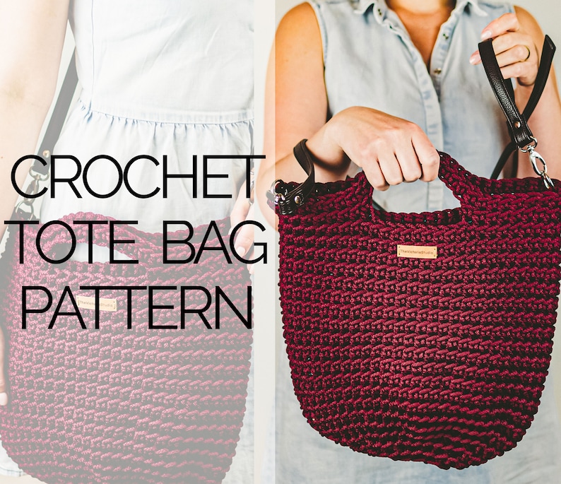 Crochet Tote Bag Pattern Crochet Handbag Pattern Crochet - Etsy