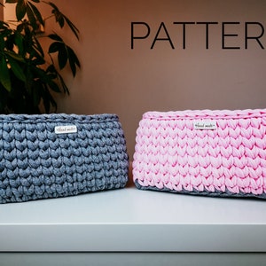 Crochet Basket Pattern | Crochet Storage Basket | Easy Crochet Pattern