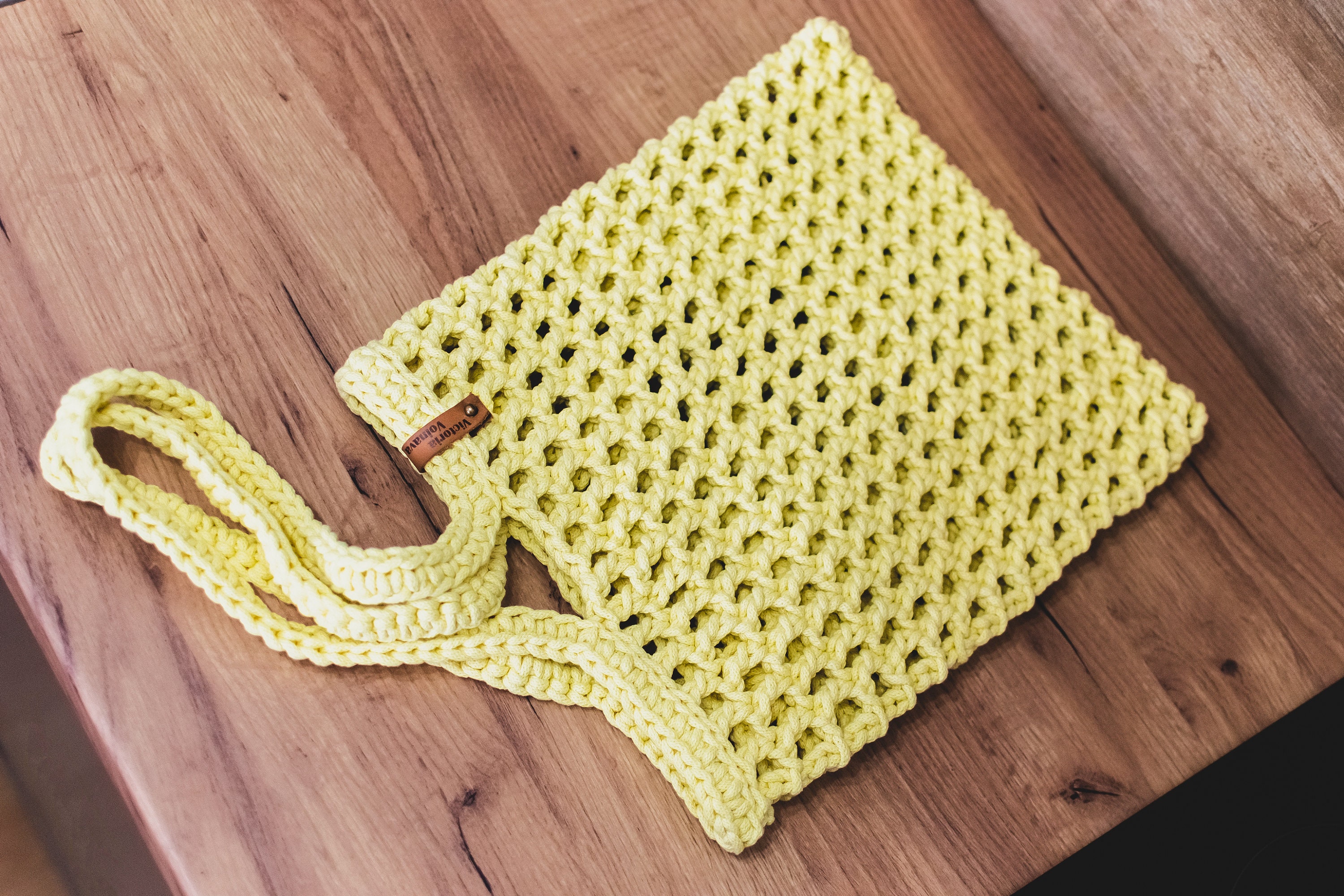 pattern for crochet string bag