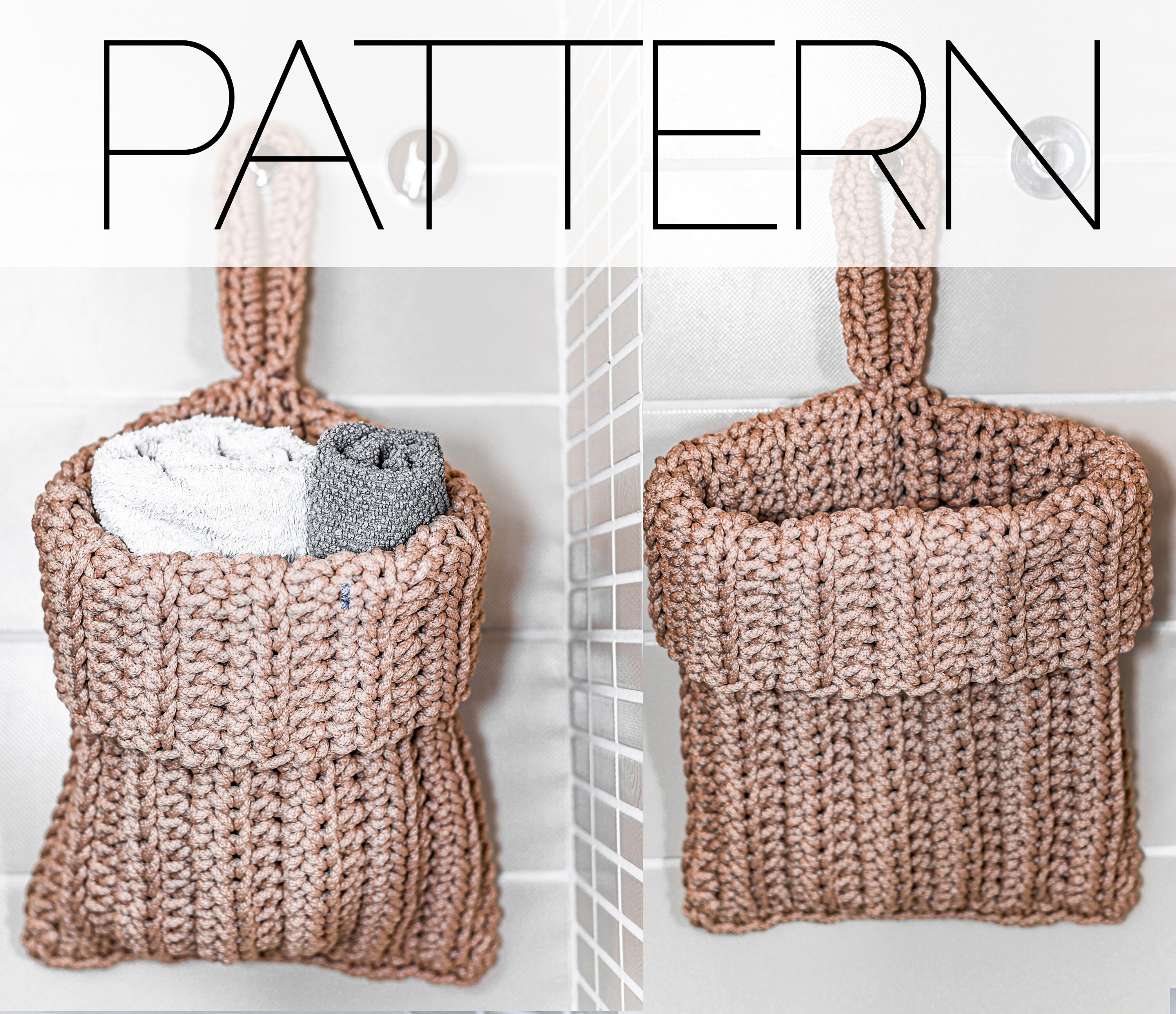 Crochet Hanging Basket Pattern | Instant Pdf Download - Etsy