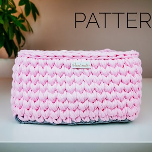 Crochet Basket Pattern | Crochet Storage Basket | Easy Crochet Pattern