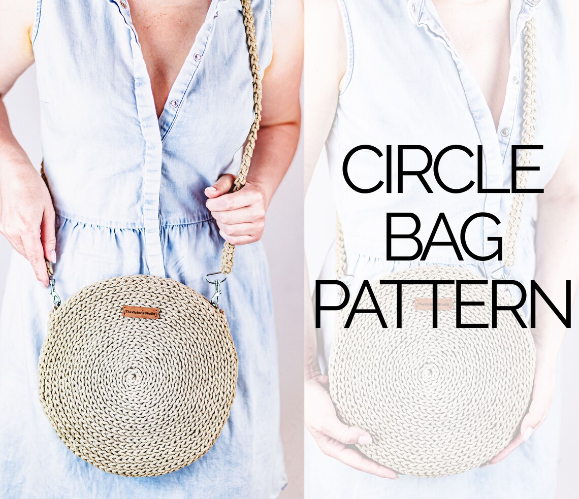 Crochet Round Bag Pattern Crochet Circle Bag Pattern Crochet Circle