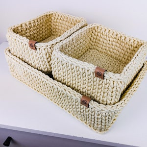 Crochet Basket Pattern | Decorative Crochet Storage Basket | Easy Crochet Pattern