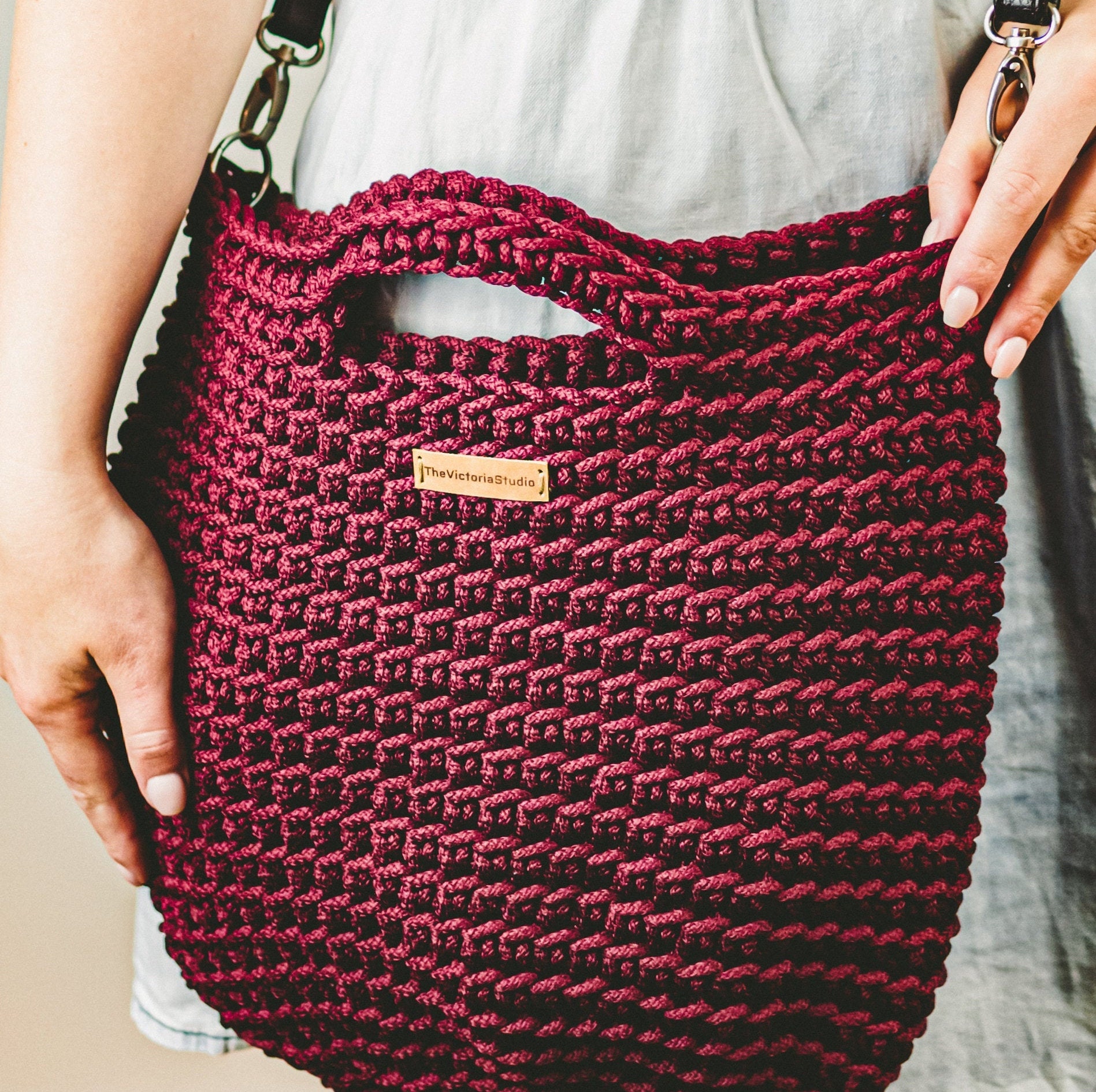 Crochet Tote Bag Pattern | Crochet Handbag Pattern | Crochet Bag With