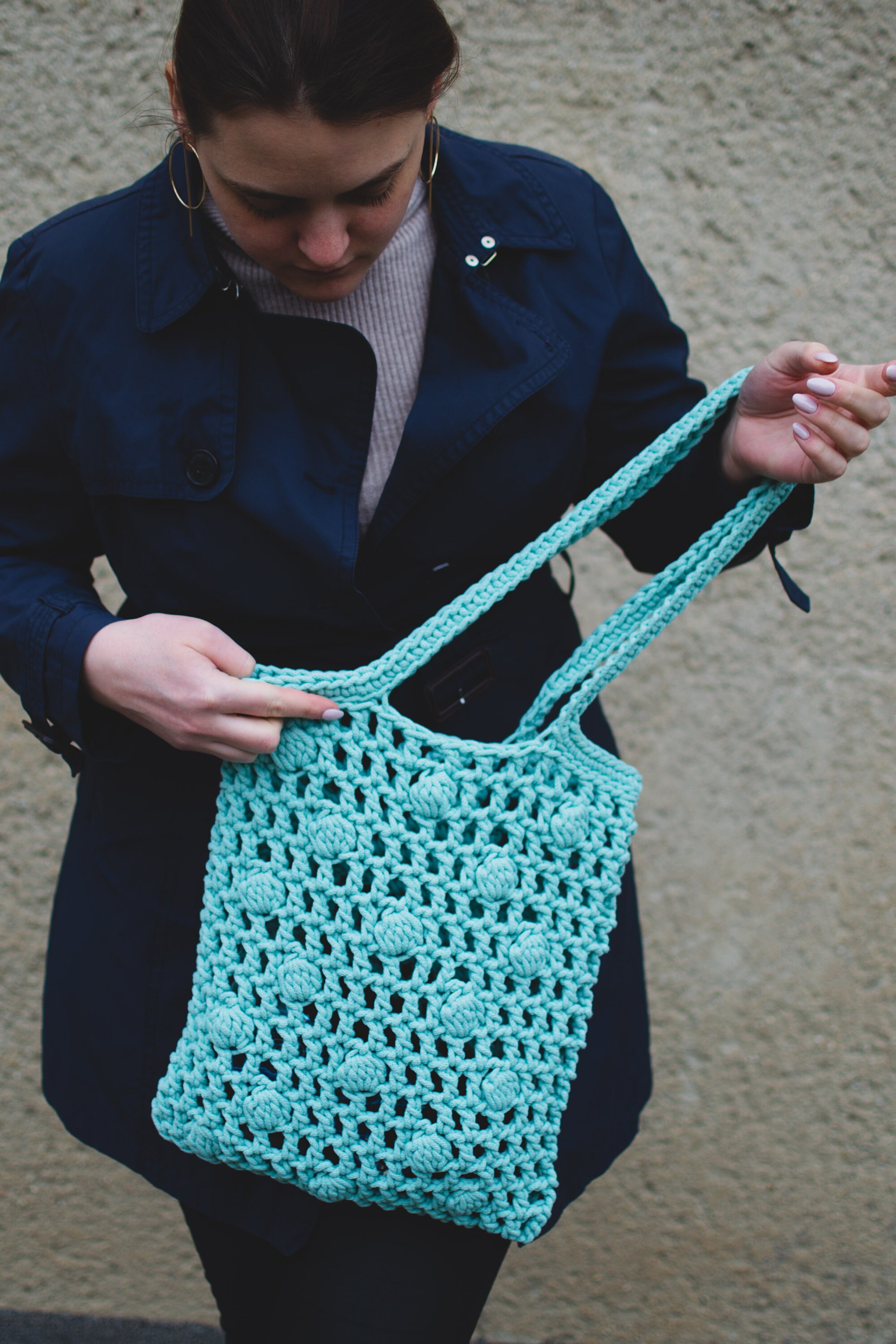 Crochet Market Bag Pattern Crochet Reusable Net Bag Pattern Crochet