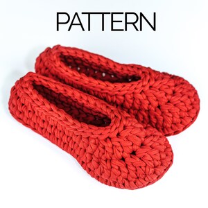 Crochet Slippers Pattern - Instant Download PDF - Etsy