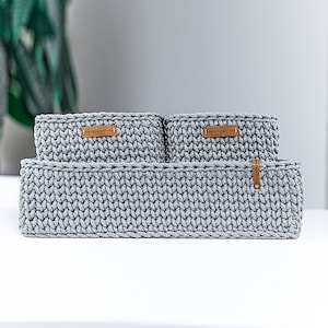 Crochet Basket Pattern | Decorative Crochet Storage Basket | Easy Crochet Pattern