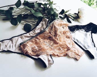 String Moderne Classique - PDF Téléchargement Instantané Patron de Couture Lingerie - At First Blush Patterns