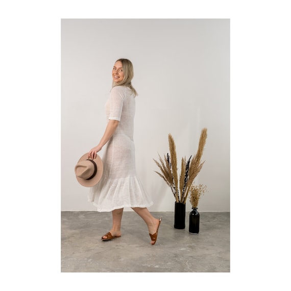 knee length wiggle dress London Times Women's V-Neck Twist-Front Sleeveless Dress - Shell Pink main image 1