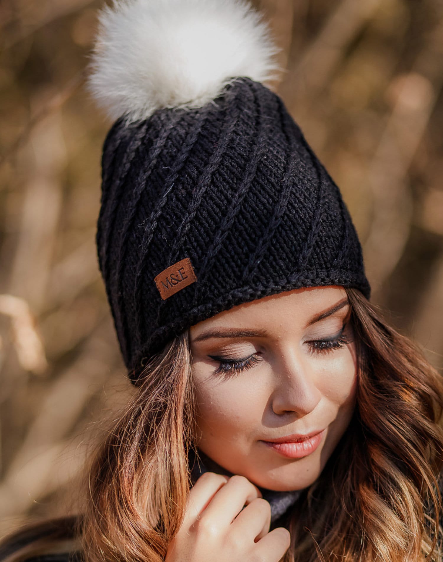 Hodd Beanie Real Pom