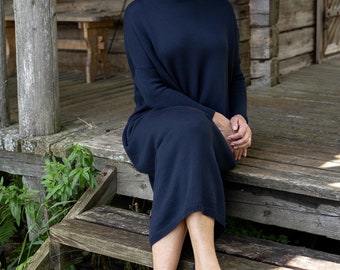 Robe Pull / Tunique Femme Dialogue (QVC) - Laine Mélangée - Taille L - Neuf Avec étiquettes