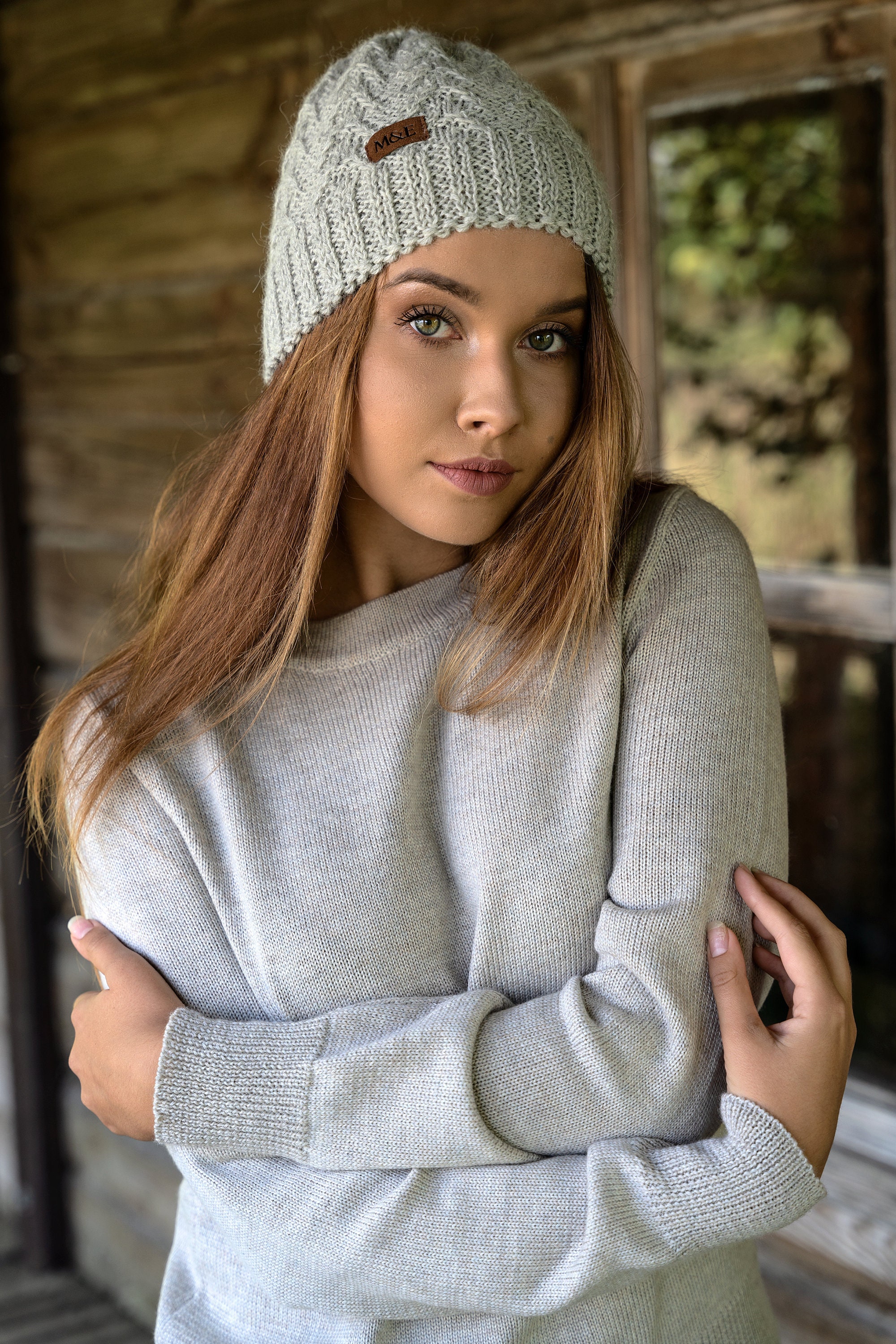 Gorro de gran tamaño, sombrero de mujer Slouchy, gorro grueso grande, gorro  de punto de cable voluminoso, sombrero de punto a mano, sombrero de lana de  alpaca, gorra de invierno trenzada 