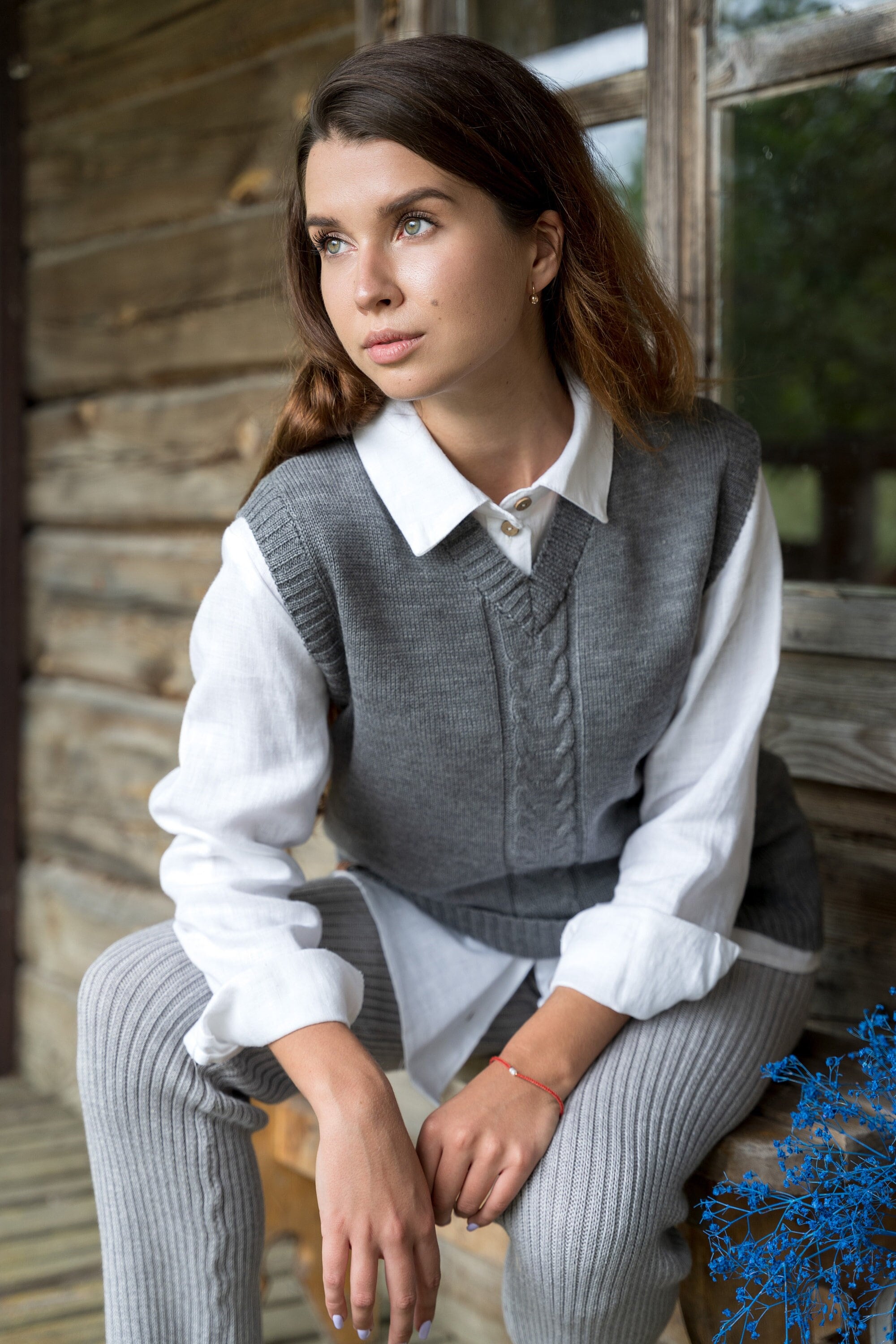 Stacked Sweater Vest - Unisex Sweaters & Knits