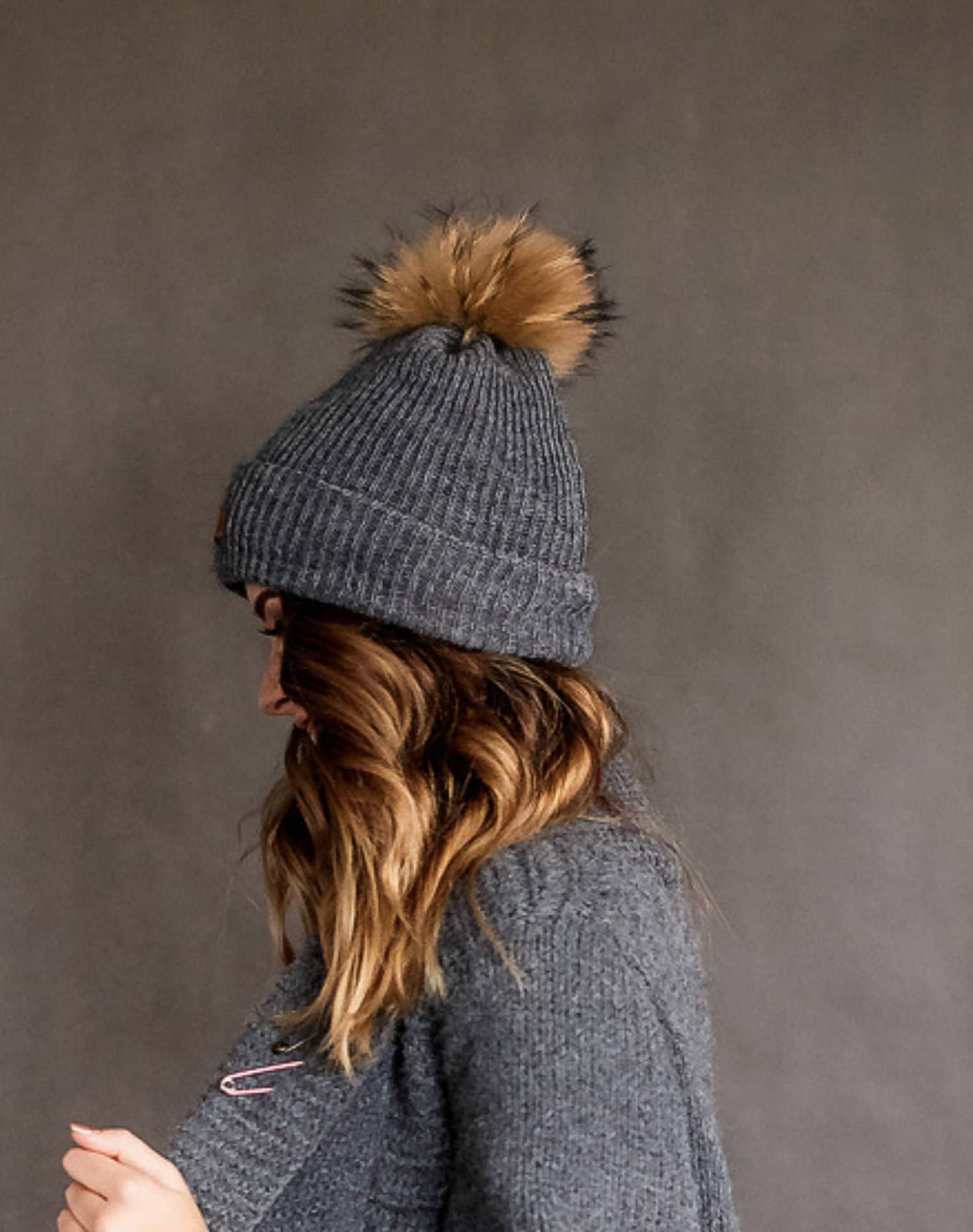 Toasty European Fur Hat in Autumn Tones Elegant Cozy Faux Fur Hat Beige Soft Warm Winter Hat - Etsy main image 2
