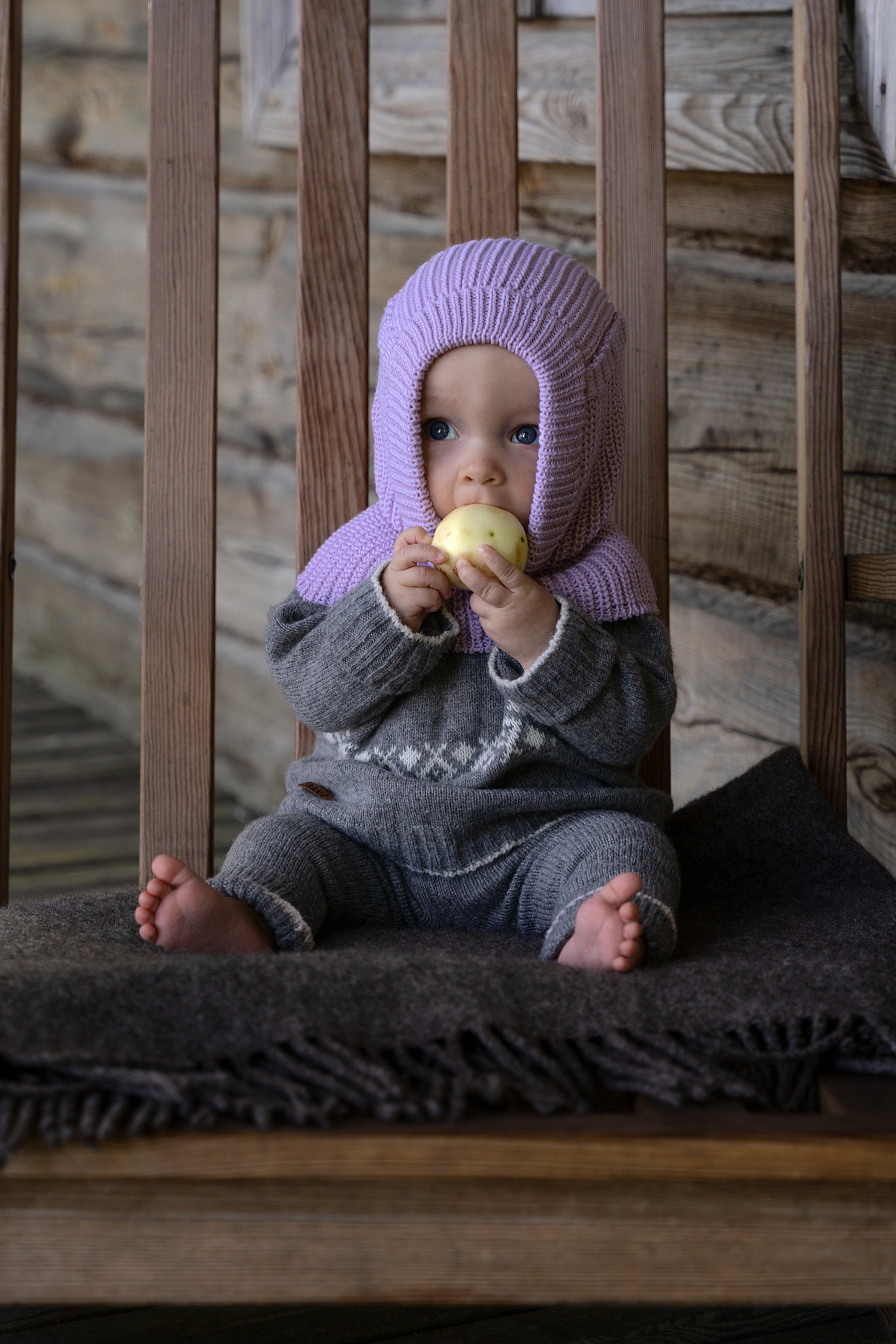 Boné balaclava de malha macia para bebê, boné de inverno de lã merino, capacete unissex infantil, aquecedor de pescoço infantil