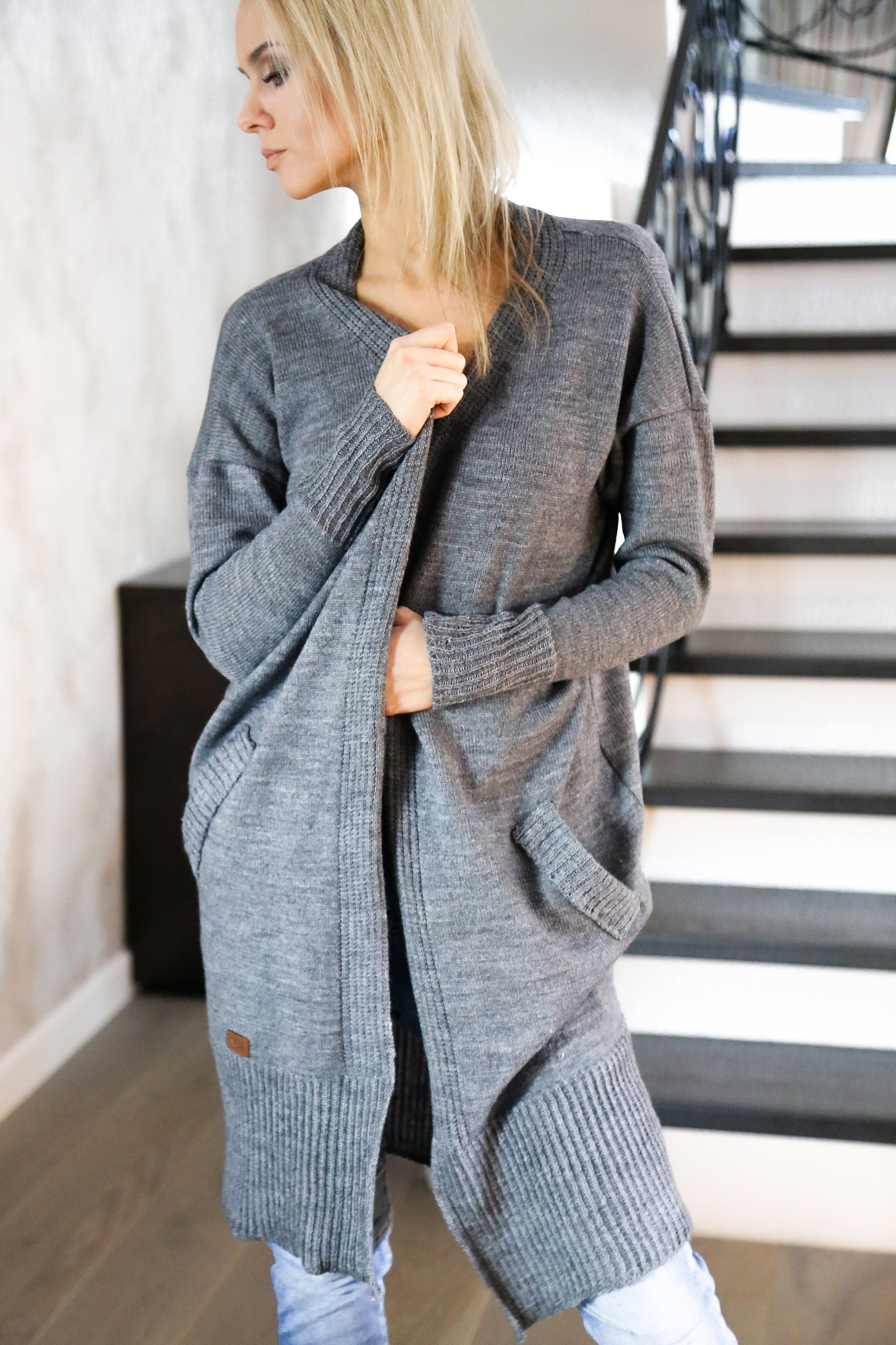 soft oversized cardigan