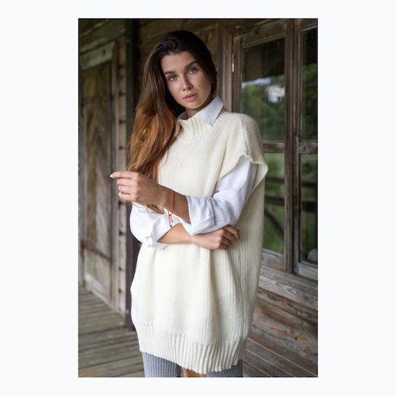 Womens plus sweater vest cheap
