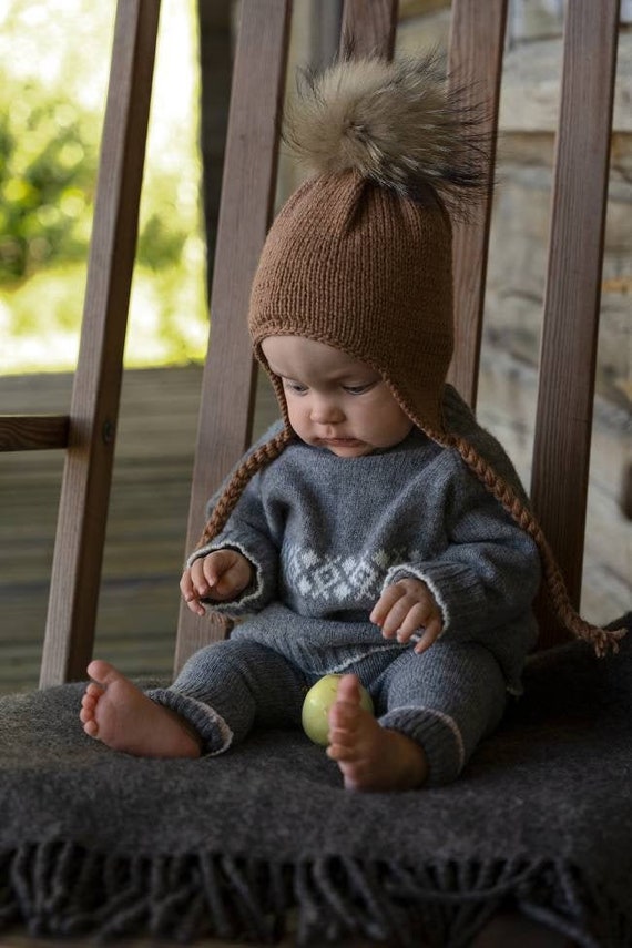 Bonnet pompon homme tendance, doux et chaud - La Maison de l'Alpaga (LMA)