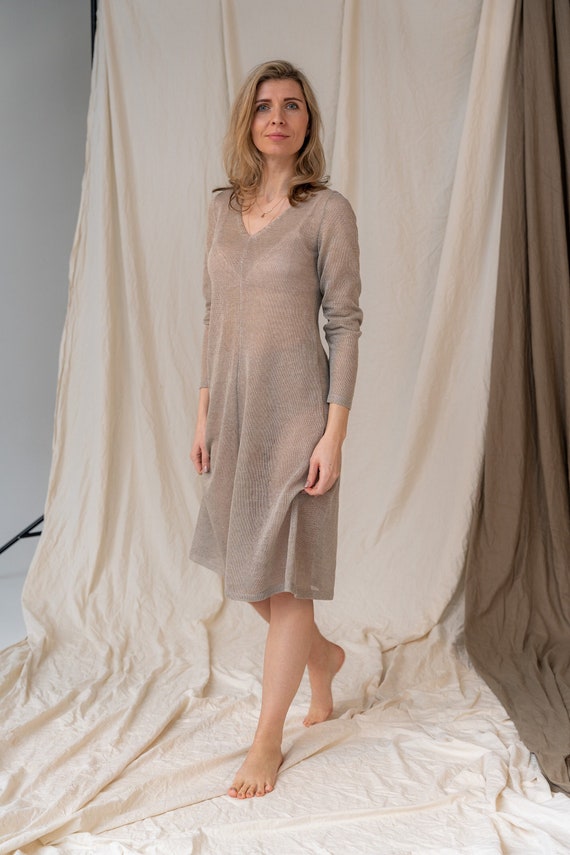 long sleeve dress white MIKUTA | The White Low Back Short Longsleeve Dress | Designer Clothes & Apparel | XL