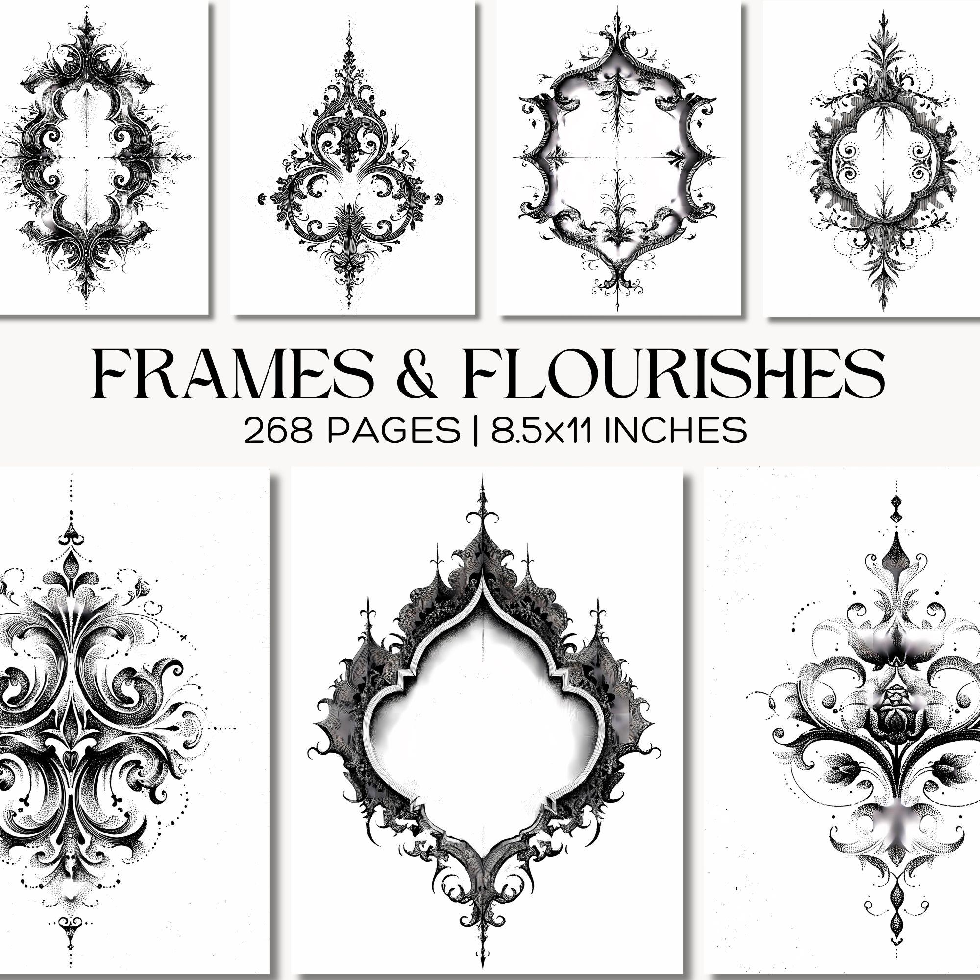 Simple Scrollwork Clipart