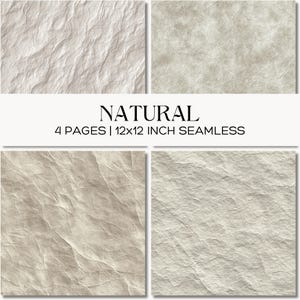 Cream Paper Texture Backgrounds, Neutral Design, Minimalist Natural Seamless Pattern