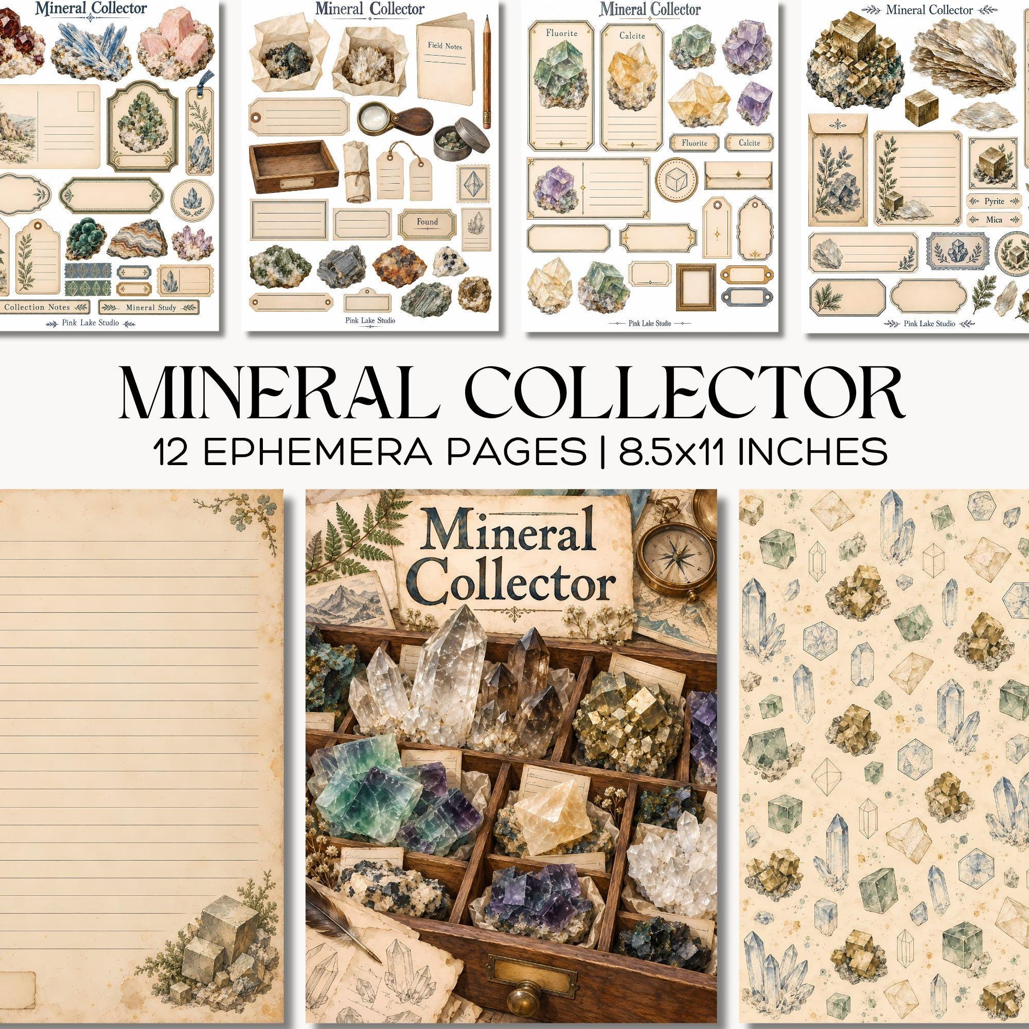 Rock and mineral specimen labels - Etsy 日本