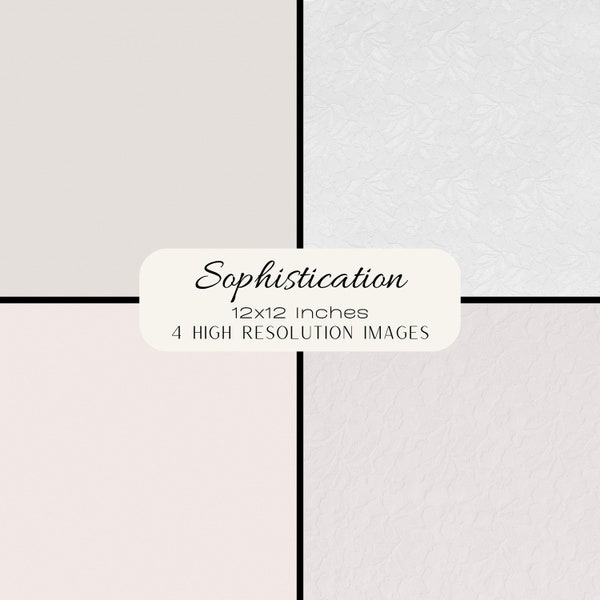 Sophistication Lightly Textured Pastel Backgrounds, 12x12 Inch Digital Paper, Printable Texture Branding Palette Prints Soft Pink Beige Grey