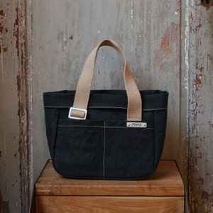 SHOPPING SMALL MYO mine yours ours, borse in carta, carta lavabile, paper bags, carta pelle, ecobags, vegan, riciclabili, borse con manici