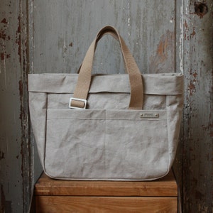 SHOPPING MEDIUM MYO mine yours ours, borse in carta, carta lavabile, paper bags, carta pelle, ecobags, vegan, riciclabili, borse con manici