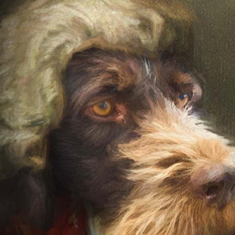 Bespoke pet Art from your Dogs photograph. Pet portraits Custom personalised Pet images REF: 1092