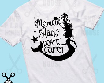 Sereia para toda a vida, arquivo de corte de sereia, Mermaid SVG, arquivo de corte Cricut, arquivos de corte de silhueta, cabelo de sereia não importa, arquivo digital, SPH-105