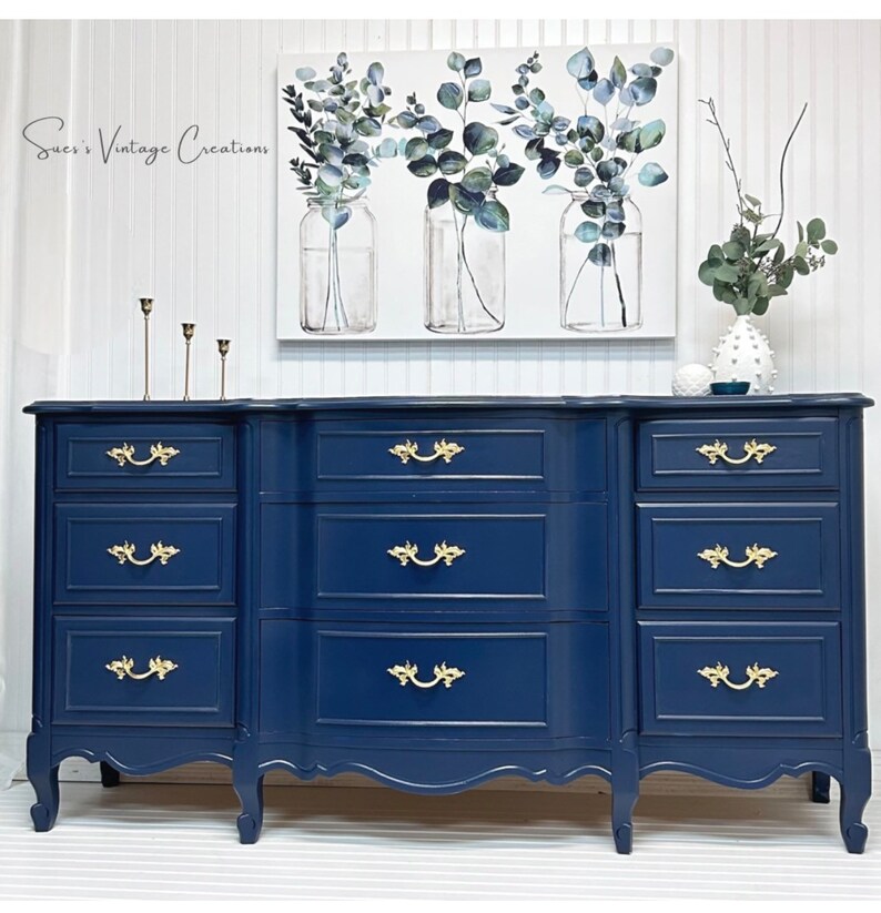 SOLD SOLD SOLD Gorgeous French Provincial Dresser Sideboard Buffet Table and Nightstands End Tables image 3