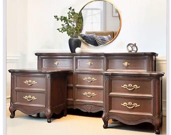 white christmas dresses Trenton Rustic Cream 6-Drawer Bedroom Dresser – Luna Furniture main image 1