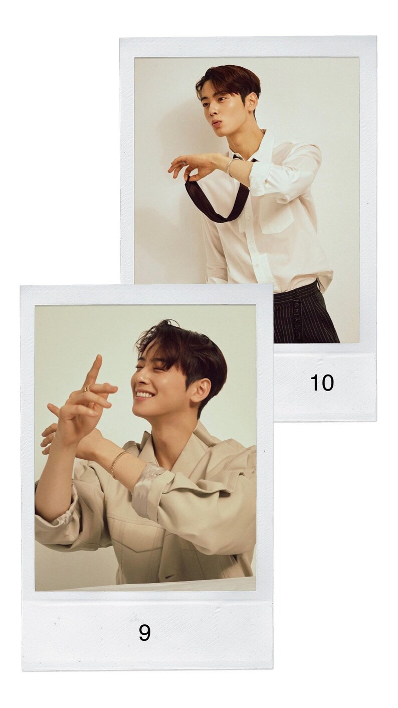 Cha Eun Woo Fujifilm Polaroids Etsy