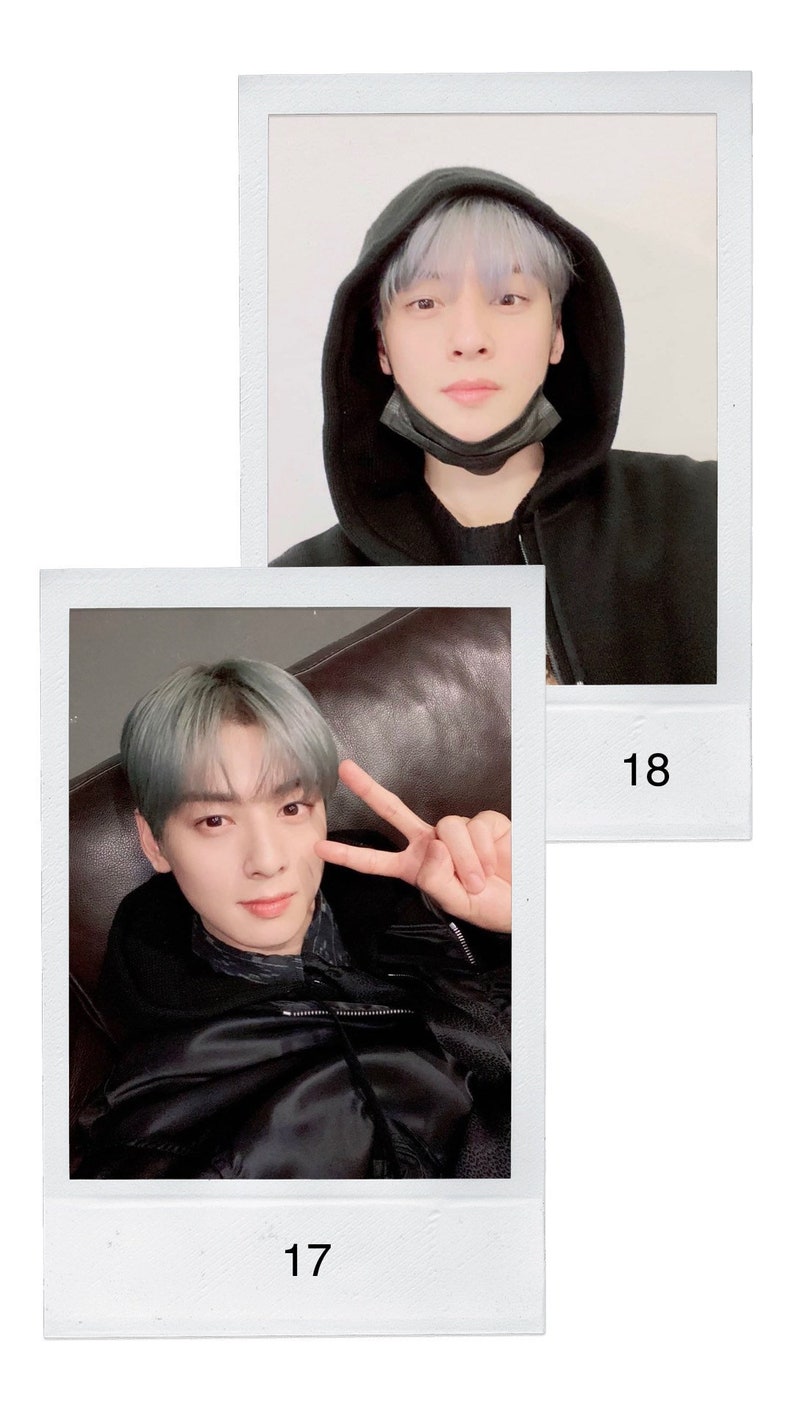 Cha Eun Woo Fujifilm Polaroids Etsy