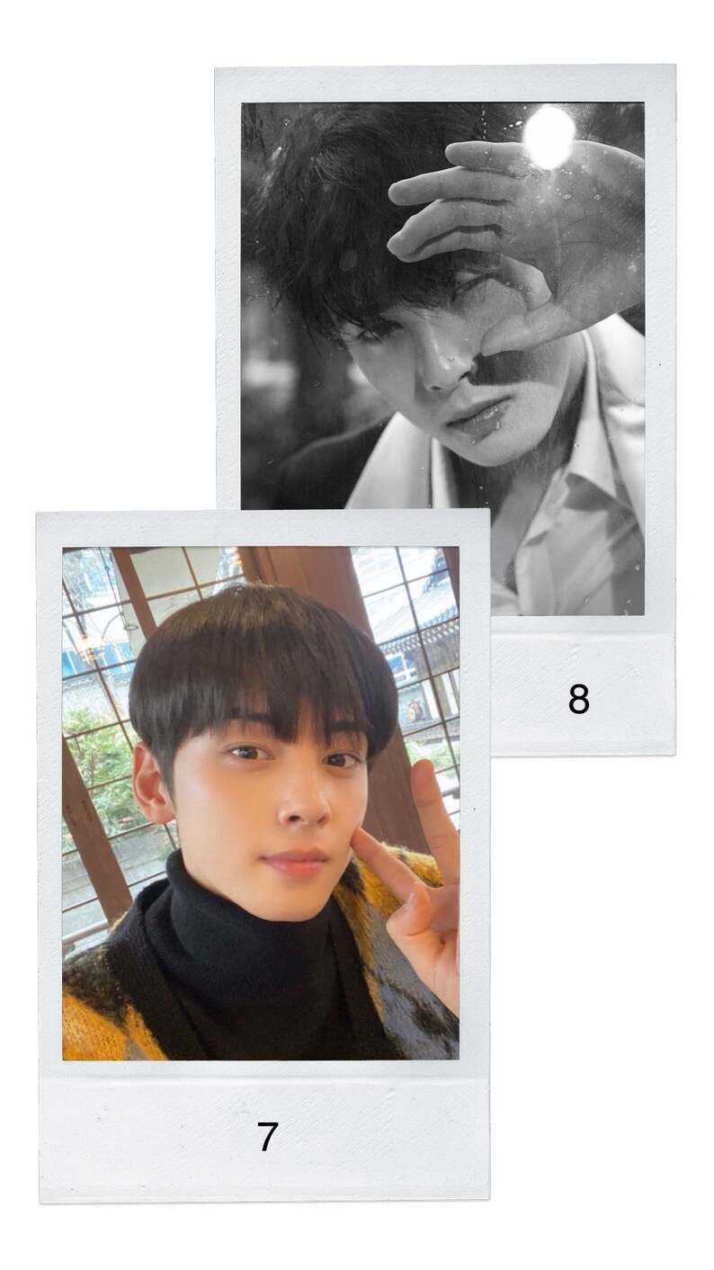 Cha Eun Woo Fujifilm Polaroids Etsy