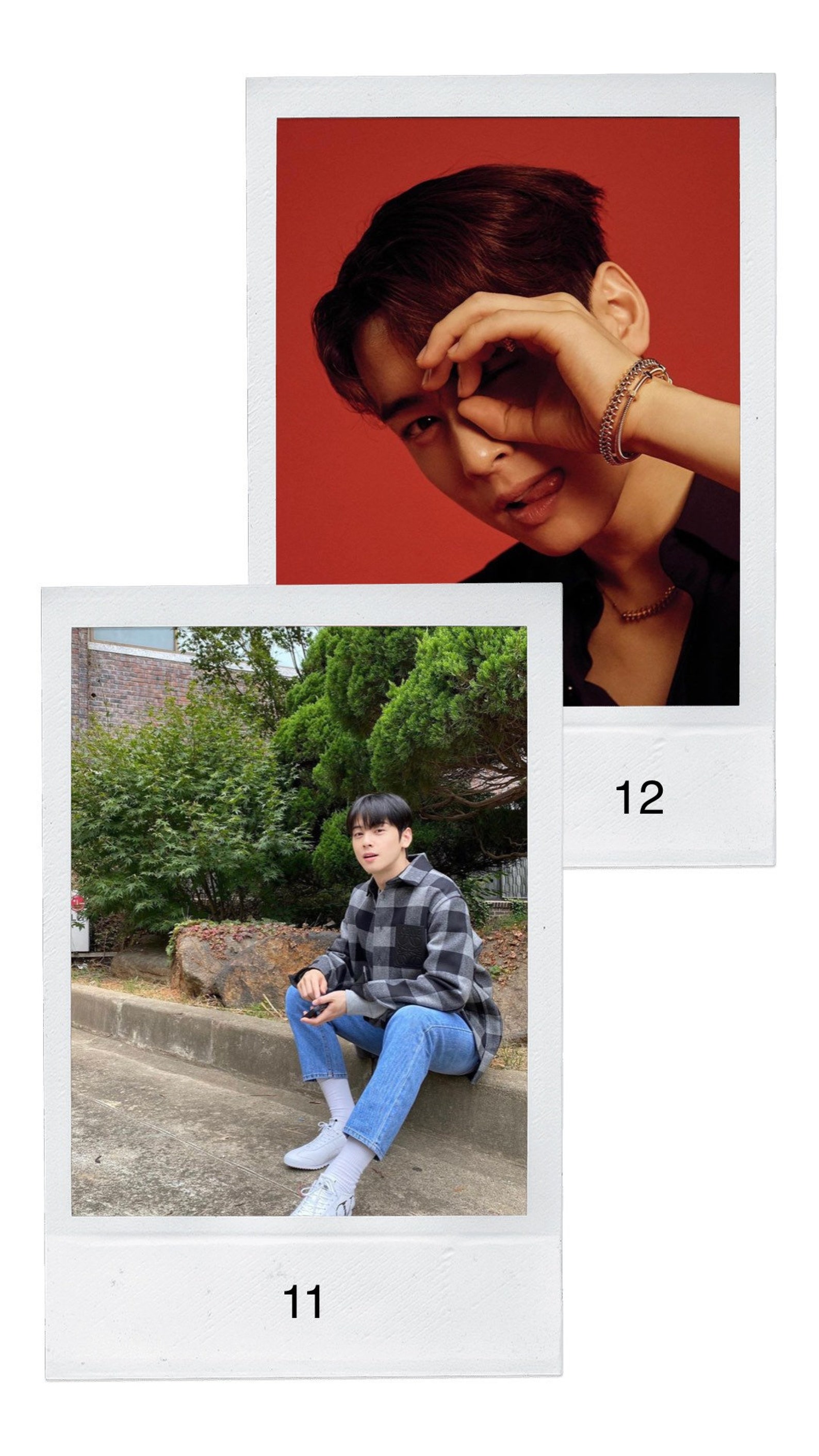Cha Eun Woo Fujifilm Polaroids Etsy