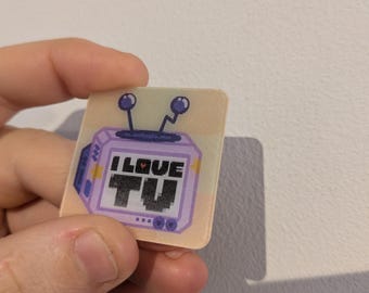 Ich LIEBE TV! Lenticular Sticker